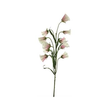 Zvonek řezaný umělý bílo-růžový 75cm