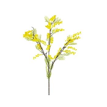 Mimosa řezaná umělá žlutá 100cm