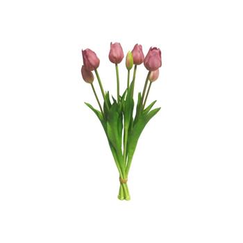 Tulipán SALLY svazek umělý mauve 7ks