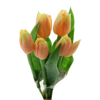 Tulipán řezaný umělý sv.broskvový 40cm