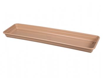 Podmiska pod truhlík LOBELIA MODERD plast mat sv.hnědá 40cm