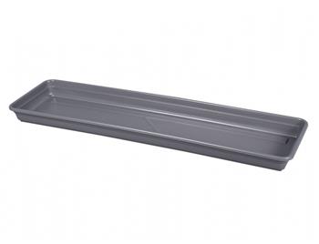 Podmiska pod truhlík LOBELIA MODERD plast mat šedá 50cm