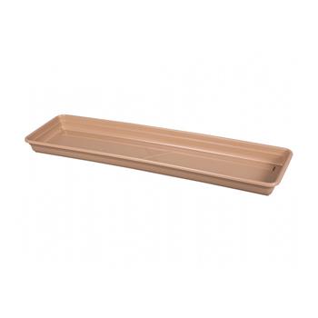Podmiska pod truhlík LOBELIA MODERD plast mat sv.hnědá 60cm