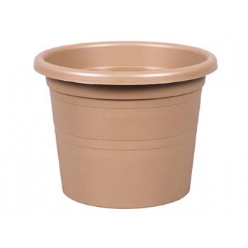 Květináč plastový SAKURA MODERN matný sv.hnědý 26cm