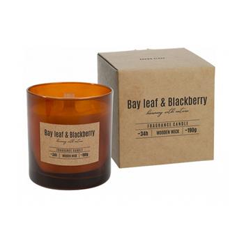 Svíčka vonná sklo Bay Leaf & Blackberry 190g