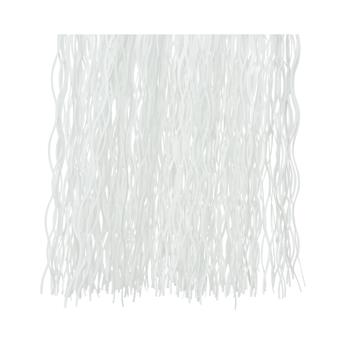 Lameta 50x40cm vlnitá bílá