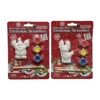 Sada na malování sádrový vánoční motiv mix