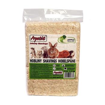 Hoblinová podestýlka APETIT JOHNNY SHAVINGS s vůní jablka 3,5kg