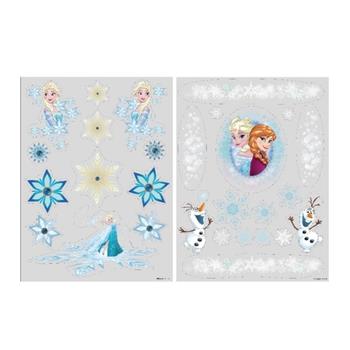 Šablona okenní Frozen Ledové království mix 43x30cm