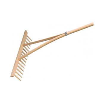Hrábě dřevěné 16hrotů 53cm