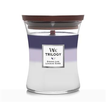 Svíčka WoodWick Trilogy Evening Luxe 275g