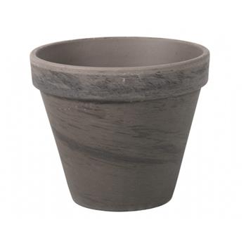 Květináč terakotový KLASIK čedičový 22cm