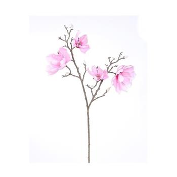Magnolie větev umělá sv.růžová 86cm