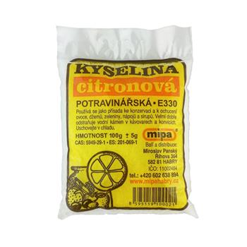 Kyselina citronová potravinářská 100g