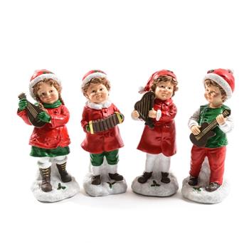 Figurka chlapec/dívka s hudebním nástrojem mix 23cm