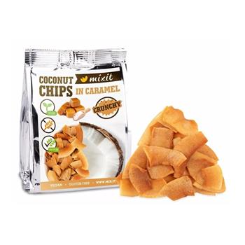 Mixit Chipsy kokosové s karamelem 60g