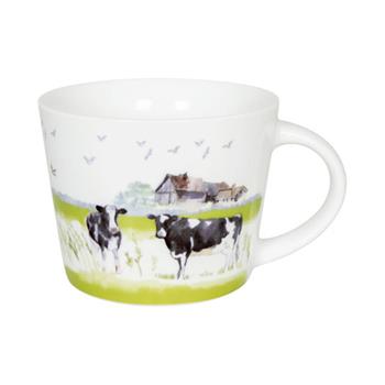 Hrnek porcelánový farmářský s krávami 420ml