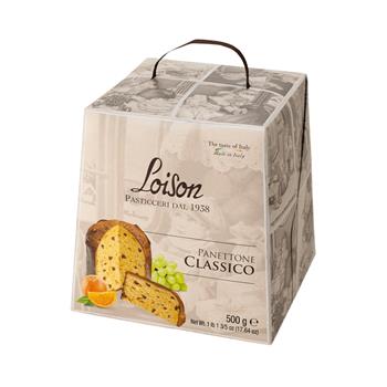 Loison Panettone CLASSICO s rozinkami a pomerančem 500g