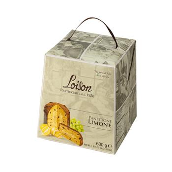 Loison Panettone LIMONI s rozinkami, kandovaným citrónen a citronovvým krémem 600g