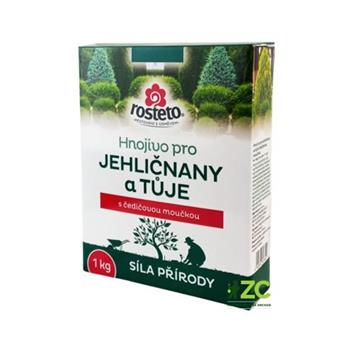 Hnojivo Rosteto s čedičovou moučkou - jeličnany,tůje 1kg