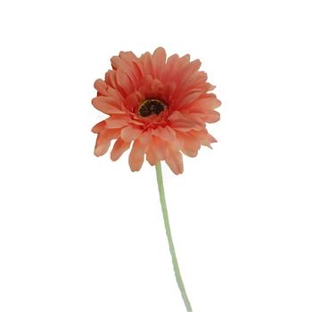 Gerbera řezaná umělá meruňková 56cm