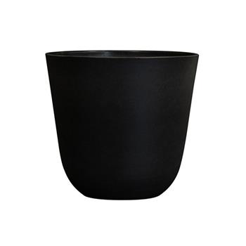 Obal kulatý PALERMO plastový černý 23cm