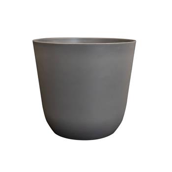 Obal kulatý PALERMO plastový šedý 23cm