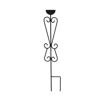 Krmítko/pítko TÜNDE kovové černé 132cm