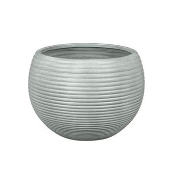 Květináč kulatý REGINA 37E fiberclay sv.šedý 54cm