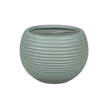Květináč kulatý REGINA 37A fiberclay sv.zelený 40cm