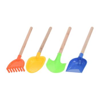 Nářadí dětské na písek plastové/dřevěné mix druhů 42cm