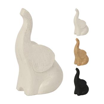 Slon sedící polyresinový mix 17,5cm