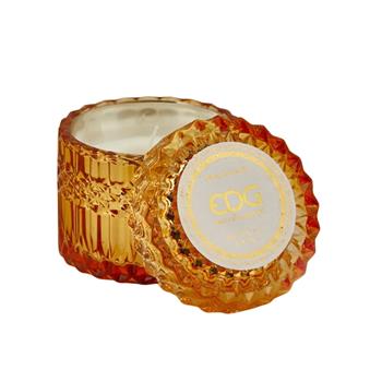 EDG Svíčka vonná ve skle s víčkem Waterlily & Rose 9cm