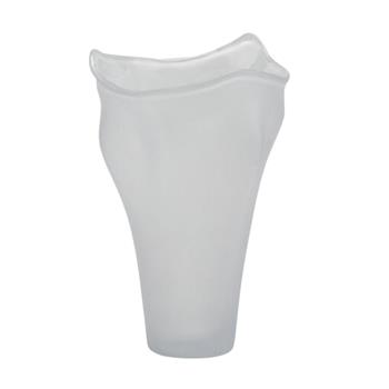 Váza skleněná atypicky kónická FLEXY čirá 40cm