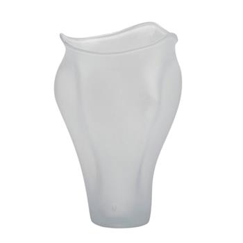 Váza skleněná atypicky kónická FLEXY čirá 53cm