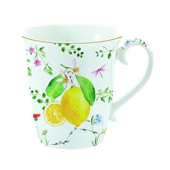 Hrnek porcelánový FLEURS ET CITRONS 275ml