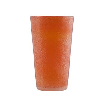 Sklenice na drink skleněná MEMENTO oranžová 13,8cm