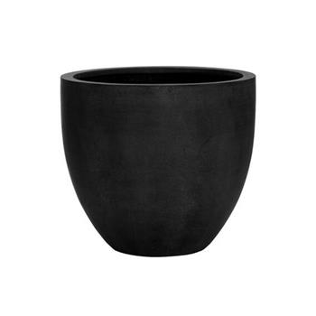 Květináč kulatý JESSLYN S fiberstone černý 50cm
