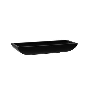 Miska hranatá PANDORA M fiberstone černá 63,5cm