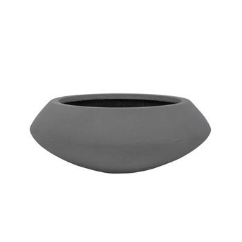 Žardina kulatá TARA S fiberstone šedá 40cm