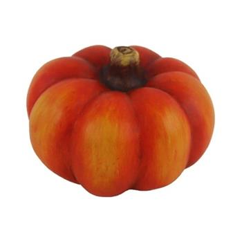 Dýně keramická plochá oranžová 7cm