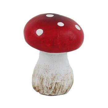 Muchomůrka keramická bílo-červená 5,5cm
