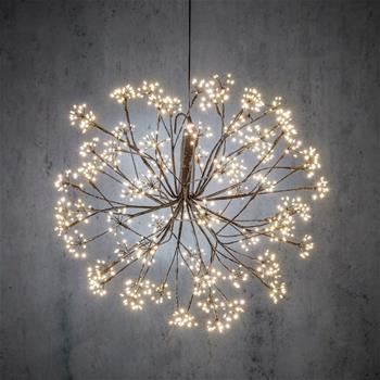 Závěsný kulatý květ, 912LED, s časovačem, 50cm