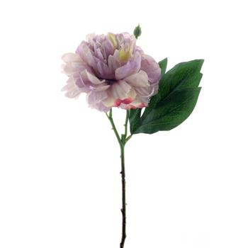 Pivoňka ISCHL řezaná umělá purpurová 47cm