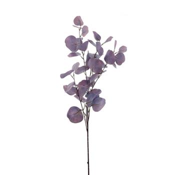 Eukalyptus větev umělá purpurová 90cm