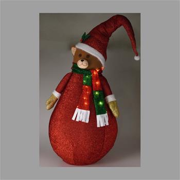 Medvěd s čepicí VENKOVNÍ, 200cm