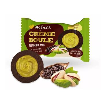 Mixit Koláček datlový CRÉME BOULE Pistachio Mio 30g
