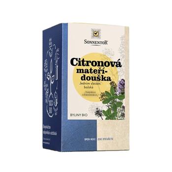 Citronová mateřídouška bylinný čaj BIO porcovaný 18x1g Sonnentor