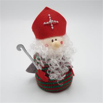 Mikuláš stojící pletený 20cm