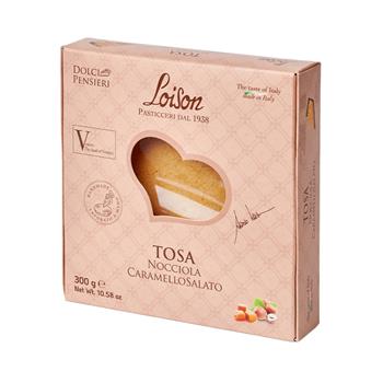 Loison Tosa NOCCIOLE CARAMELLO SALATO s lískovými oříšky a slaným karamelem 300g
